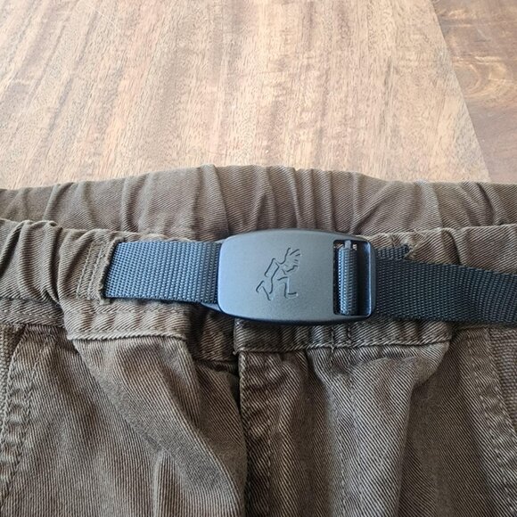 Gramicci Pants Mens Medium Olive Webbing Belt Elastic Waist Climbing G105-OGT - Picture 4 of 15